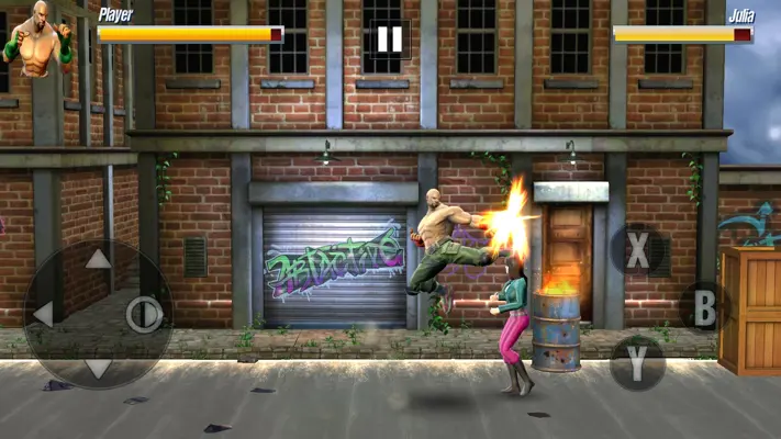 Extreme Fight Street Revenge Fighting Game 2018 android App screenshot 0