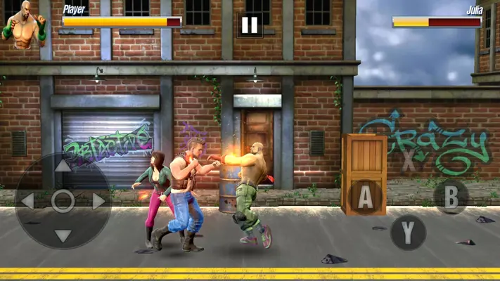 Extreme Fight Street Revenge Fighting Game 2018 android App screenshot 1